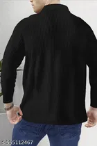 Cotton Blend T-shirt for Men, Black 