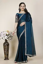 Chiffon Woven Design Saree for Women 