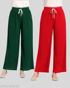 Comfortable Palazzo Pants for Women, Pack of 2 