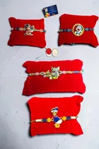 Metal Ladoo Gopal Rakhi 