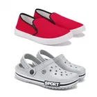 Combo of Casual Shoes & Clogs for Men 