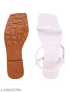 Solid Flatform Sandals for Women 