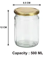 Glass Airtight Kitchen Storage Jars with Lid 