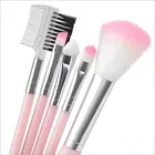 Makeup Brushes for Women (Pink, Set of 5)