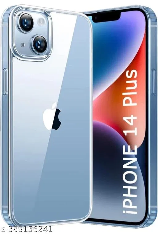 Silicone Mobile Cover for iPhone 14 Plus (Multicolor)