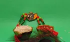 Alloy Rakhi with Greeting Card & Roli Chawal 