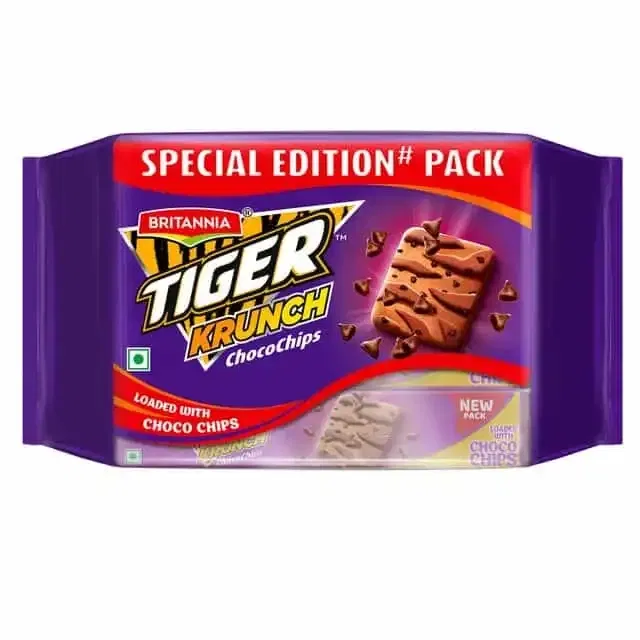 Britannia Tiger Krunch Chocochip Biscuits 400 g
