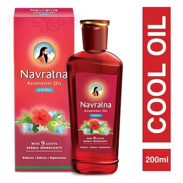 नवरत्न कूल आयुर्वेदिक ऑइल 200 ml