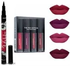 MIni Red Matte LIQUID LIPSTICK & YANQINA EYELINER COMBO KIT