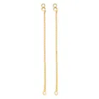 One Gram Gold Plated Alloy Ear Chain For Women's And Girl's 