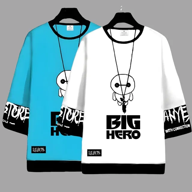Cotton Blend Round Neck Printed T-Shirt for Boys (White & Sky Blue, 9-10 Years) (Pack of 2)