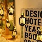 16 LEDs 3 m Yellow Steady Lantern Rice Lights 