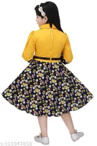 Cotton Blend Frock for Girls 