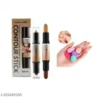 2 in 1 Contour Stick with Mini Makeup Puffs 