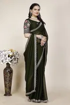 Chiffon Woven Design Saree for Women 