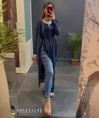 Naira Cut Georgette Printed Kurti for Women 