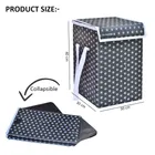 Canvas Laundry Basket ,Black