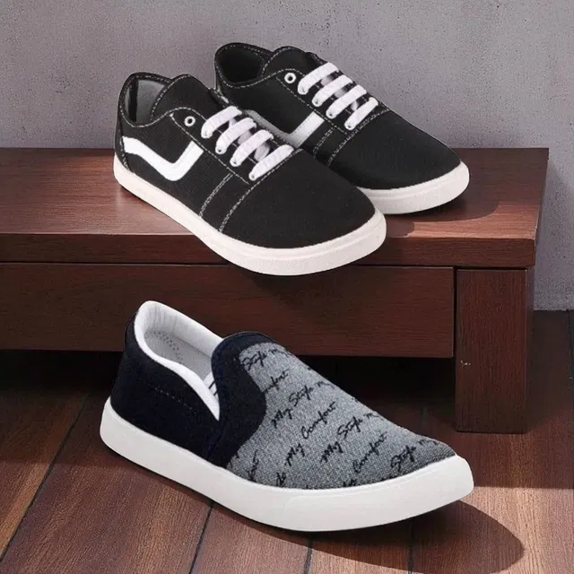 Sneakers for Men, Pack of 2, Multicolor (10)