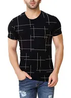 Ruggstar Casual Printed Round Neck T-Shirt For Men 