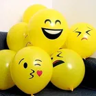 Printed Emoji Latex Smiley Balloon 