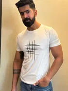 Round Neck Printed T-Shirt for Men 