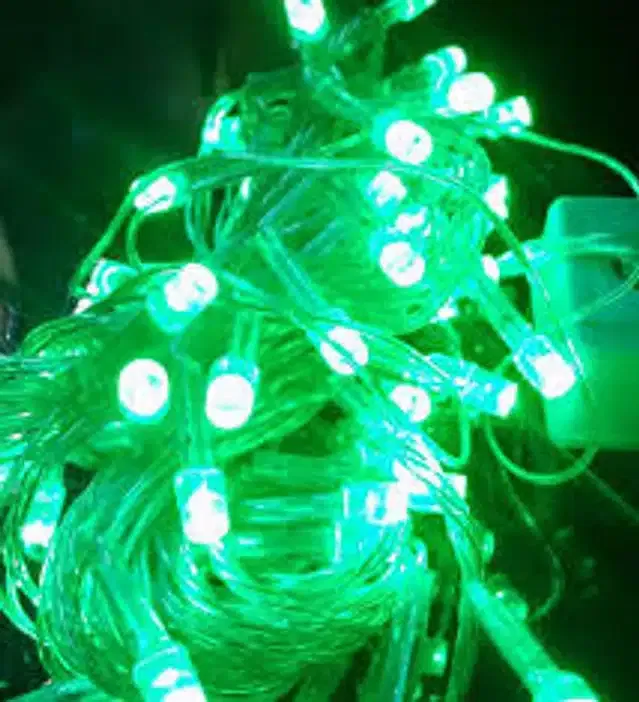 LED String Lights (Green, 15 m)