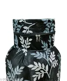 KANUSHI Industries® Washable Cotton Small Leaves Design 1 Piece Lpg Gas Cylinder Cover 