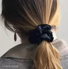 Black Rubber Band for Women 