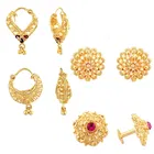 Alloy Stud Earrings for Women 