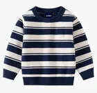 Woolen Striped Sweater for Boys, Blue 