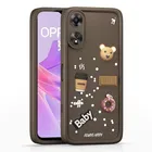 Rubber Mobile Back Cover for Oppo Cph2471 / Oppo_ A17K 