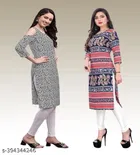Crepe Kurtis for Women 