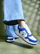 Shoetopia Blue Slip-on Sneakers Size IND-8