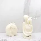 Cute Couple & Moon Face Shaped Candles 