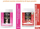 Combo of Enrich One Protione Strawberry & Elaichi Flavoured Protein Powder for Women (200 g, Pack of 2)