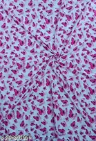 Floral Printed Crepe Kurti Fabrics for Women 