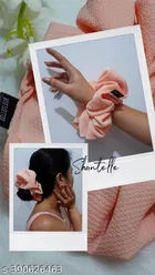Pack of 12 Scrunchies for Women 