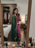 Embroidered Anarkali Party Suit for Women 