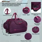 Nylon Strolley Duffel Bag 