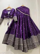 Embroidered Lehenga Choli for Women 