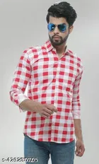 Cotton Blend Checked Shirts for Men, Multicolor, Pack of 3 