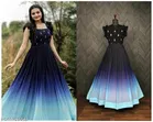 Maxi Gown Embellished Embroidered for Women 