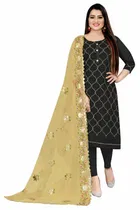 Chanderi Cotton Unstitched Dress Material for Women 