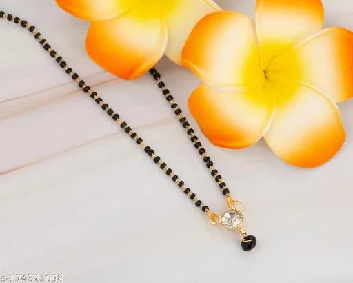 Mangalsutra for Woman for Women (White, Free Size)