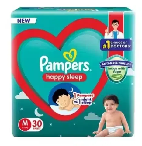 पेम्पर्स डायपर पैंट्स - M (30 Pc)