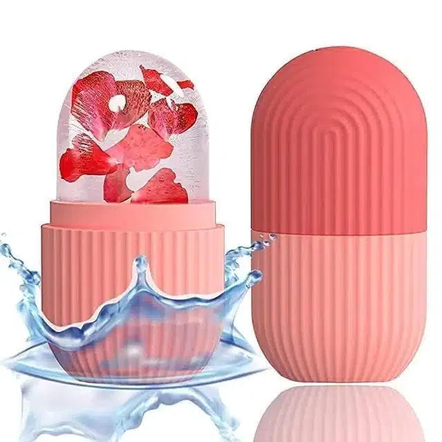 Reusable Facial Beauty Ice Massage Roller (Multicolour)