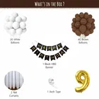 Browni Theme 9th Birthday Balloon Decoration Kit , Multicolor, Pack Of 65