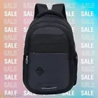 Nylon Backpack for Men & Women, Black