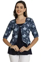 Cotton Printed Top for Women 