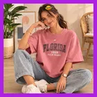 Oversized Cotton Blend T-shirts for Women 